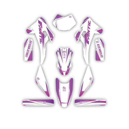 Kit déco moto Fantic | Kit d’autocollants personnalisés