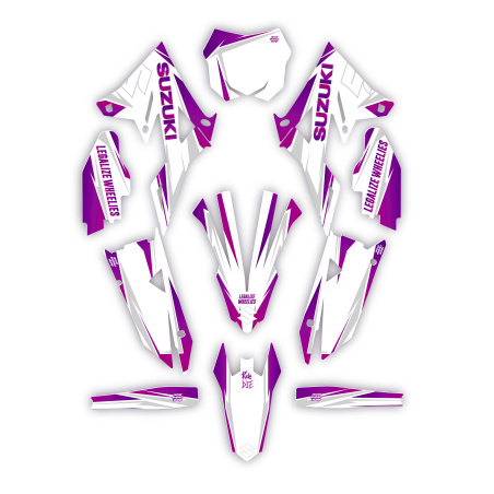 Kit déco moto Suzuki | Kit d’autocollants personnalisés