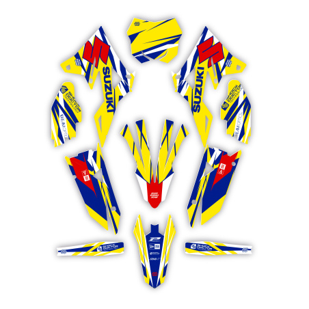 Kit déco moto Suzuki | Kit d’autocollants personnalisés
