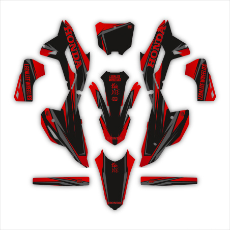 Kit déco moto Honda | Kit d’autocollants personnalisés