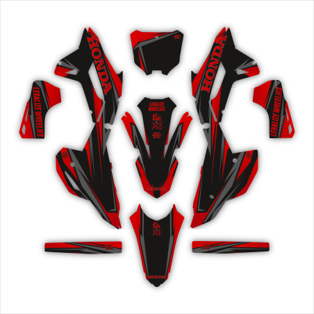 Kit déco moto Honda | Kit d’autocollants personnalisés