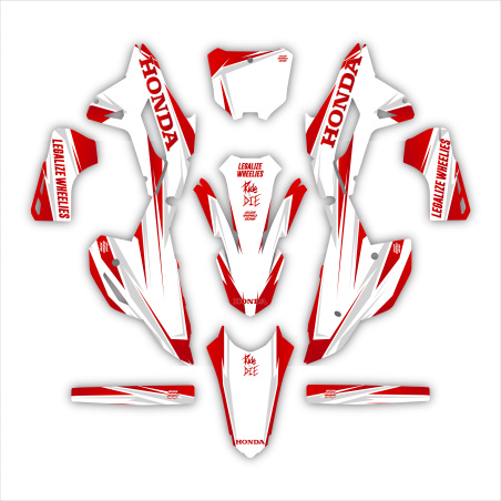 Kit déco moto Honda | Kit d’autocollants personnalisés