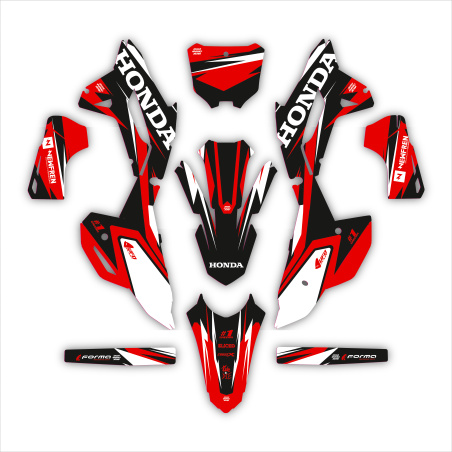 Kit déco moto Honda | Kit d’autocollants personnalisés