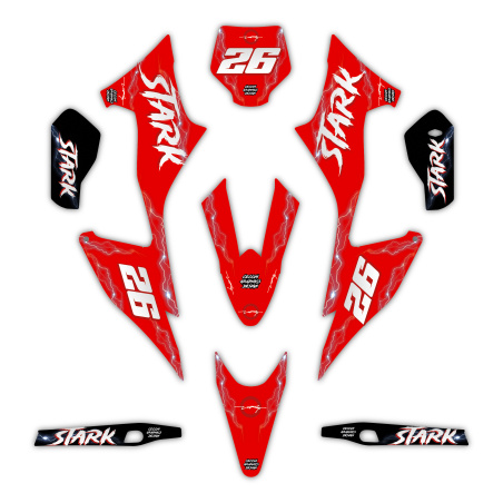 Kit déco moto Stark Varg | Kit d’autocollants personnalisés