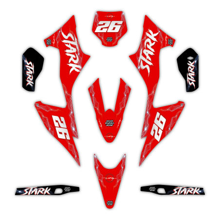 Kit déco moto Stark Varg | Kit d’autocollants personnalisés