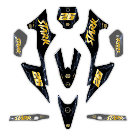 Stark Varg motorcycle graphics | Custom sticker kit