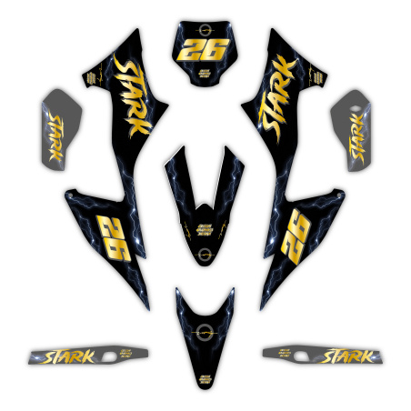 Stark Varg motorcycle graphics | Custom sticker kit