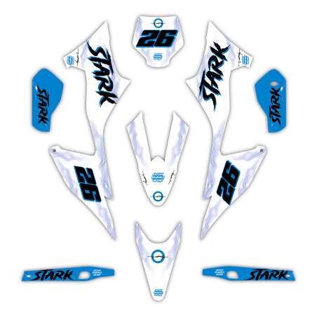 Stark Varg motorcycle graphics | Custom sticker kit