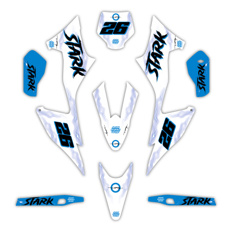 Stark Varg motorcycle graphics | Custom sticker kit
