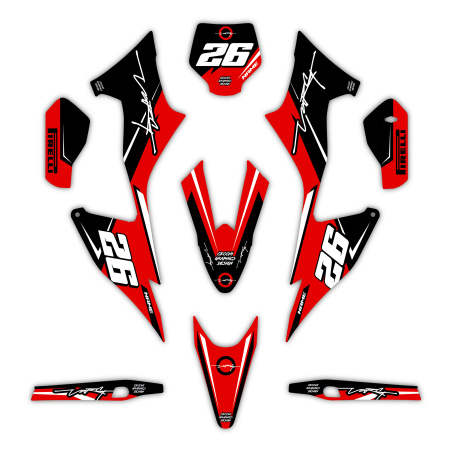 Kit déco moto Stark Varg | Kit d’autocollants personnalisés