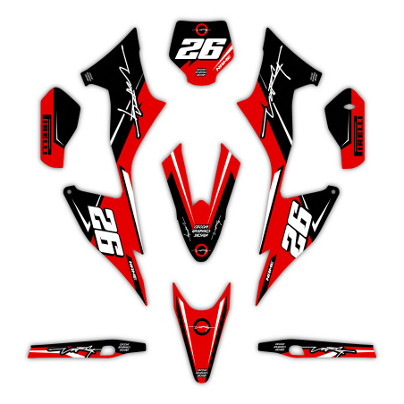 Kit déco moto Stark Varg | Kit d’autocollants personnalisés
