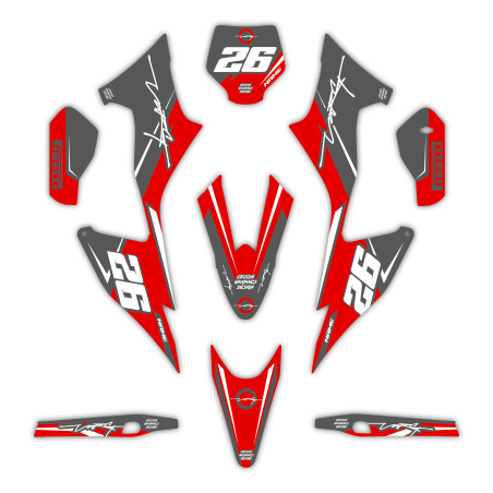 Stark Varg motorcycle graphics | Custom sticker kit