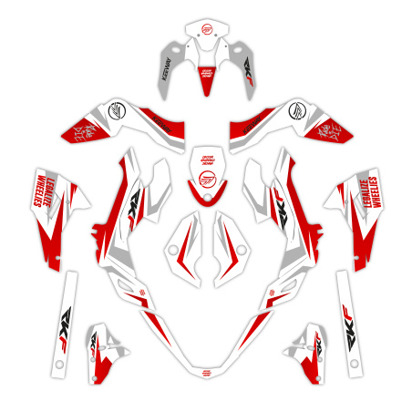 Keeway Rkf motorcycle graphics | Custom sticker kit
