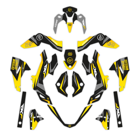 Keeway Rkf motorcycle graphics | Custom sticker kit