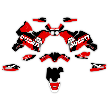Kit déco moto Adventure Ducati | Kit d’autocollants personnalisés