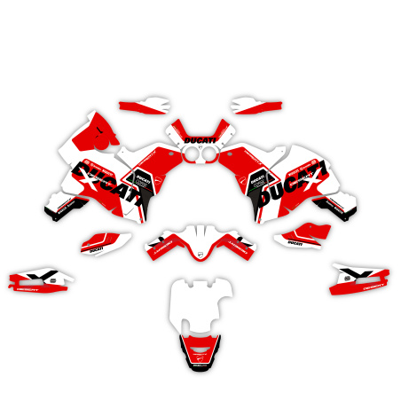 Kit déco moto Adventure Ducati | Kit d’autocollants personnalisés