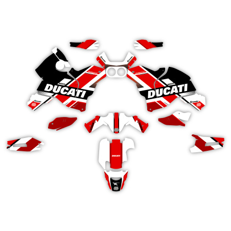 Kit déco moto Adventure Ducati | Kit d’autocollants personnalisés