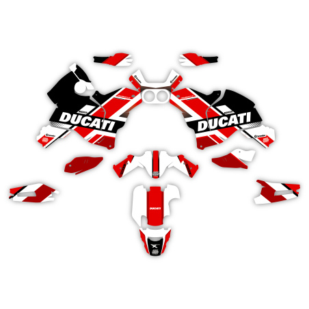 Kit déco moto Adventure Ducati | Kit d’autocollants personnalisés