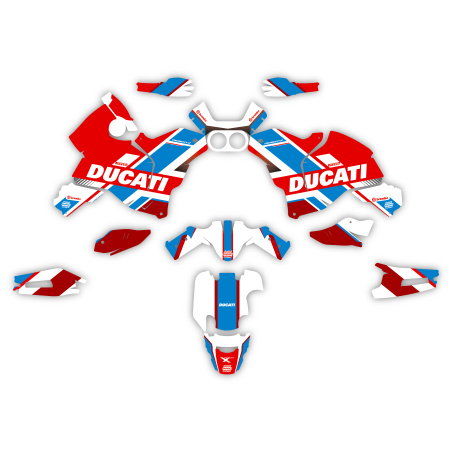 Kit déco moto Adventure Ducati | Kit d’autocollants personnalisés