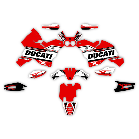 Kit déco moto Adventure Ducati | Kit d’autocollants personnalisés