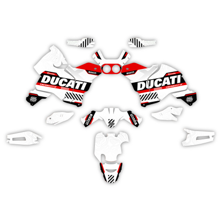 Kit déco moto Adventure Ducati | Kit d’autocollants personnalisés