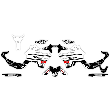 Yamaha Tenere 700 Adventure motorcycle graphics | Custom sticker kit