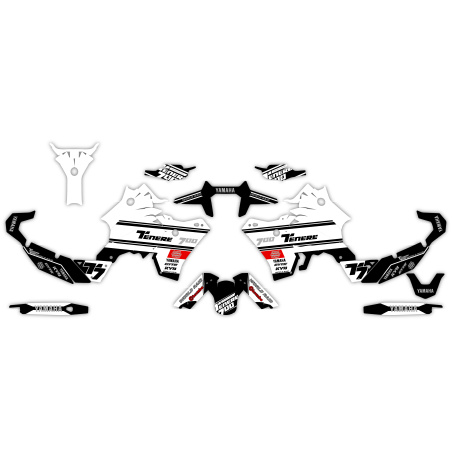 Yamaha Tenere 700 Adventure motorcycle graphics | Custom sticker kit