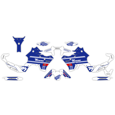 Yamaha Tenere 700 Adventure motorcycle graphics | Custom sticker kit