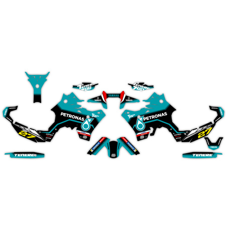 Yamaha Tenere 700 Adventure motorcycle graphics | Custom sticker kit
