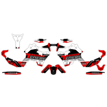 Yamaha Tenere 700 Adventure motorcycle graphics | Custom sticker kit