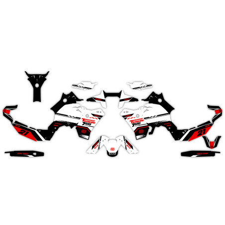 Yamaha Tenere 700 Adventure motorcycle graphics | Custom sticker kit