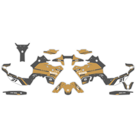 Yamaha Tenere 700 Adventure motorcycle graphics | Custom sticker kit