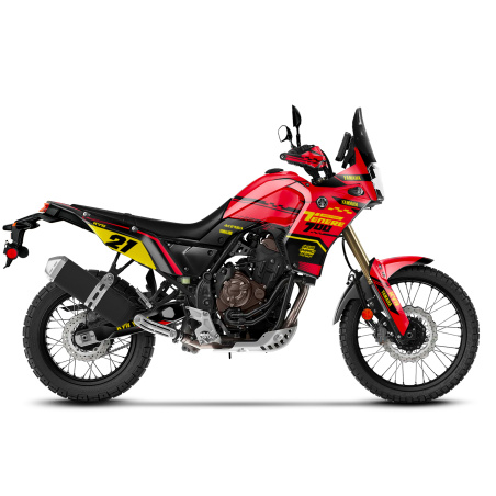 Yamaha Tenere 700 Adventure motorcycle graphics | Custom sticker kit