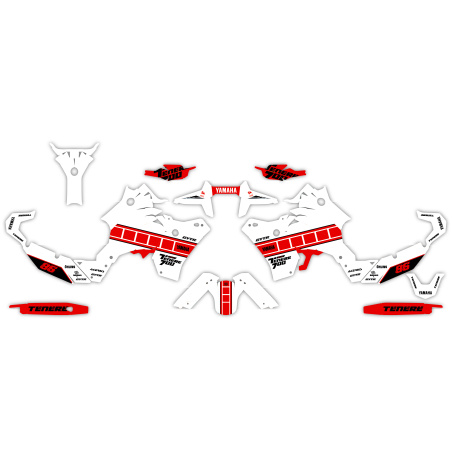 Yamaha Tenere 700 Adventure motorcycle graphics | Custom sticker kit