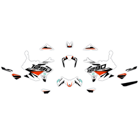 Kit déco moto KTM 1290 Adventure | Kit d’autocollants personnalisés