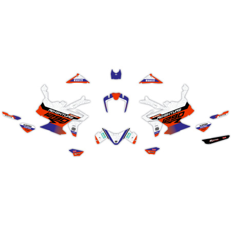 Kit déco moto KTM 1290 Adventure | Kit d’autocollants personnalisés