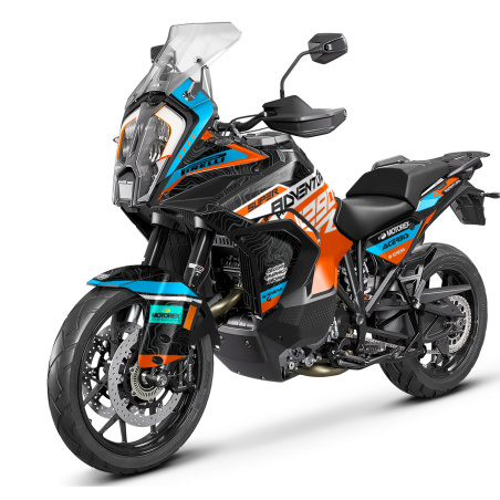 Kit déco moto KTM 1290 Adventure | Kit d’autocollants personnalisés