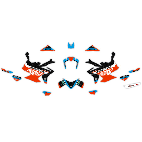 Kit déco moto KTM 1290 Adventure | Kit d’autocollants personnalisés