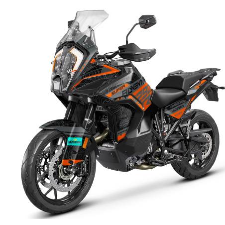 Kit déco moto KTM 1290 Adventure | Kit d’autocollants personnalisés