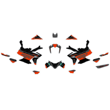 Kit déco moto KTM 1290 Adventure | Kit d’autocollants personnalisés