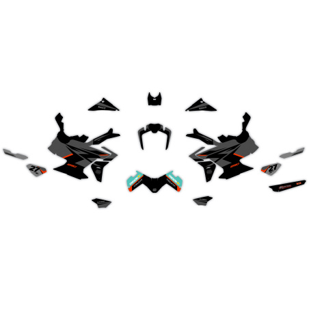 Kit déco moto KTM 1290 Adventure | Kit d’autocollants personnalisés
