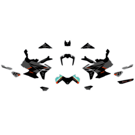 Kit déco moto KTM 1290 Adventure | Kit d’autocollants personnalisés
