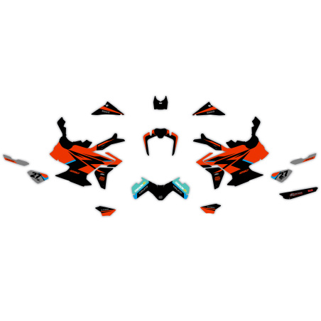 Kit déco moto KTM 1290 Adventure | Kit d’autocollants personnalisés