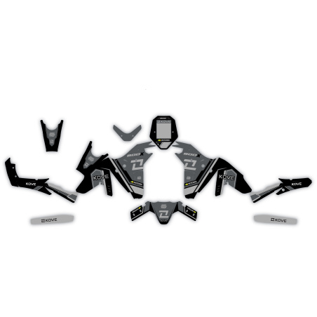 Kit déco moto Kove 800 X| Kit d’autocollants personnalisés