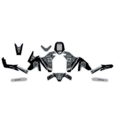 Kit déco moto Kove 800 X| Kit d’autocollants personnalisés