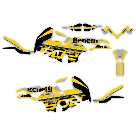 BENELLI TRK 502 X motorcycle graphics | Custom sticker kit