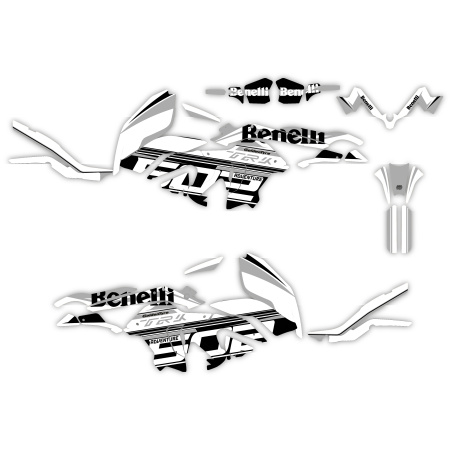 BENELLI TRK 502 X motorcycle graphics | Custom sticker kit
