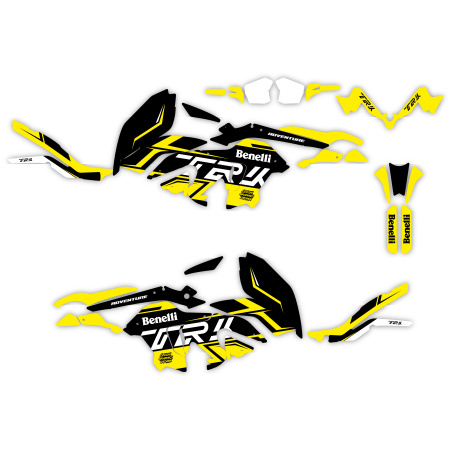 BENELLI TRK 502 X motorcycle graphics | Custom sticker kit