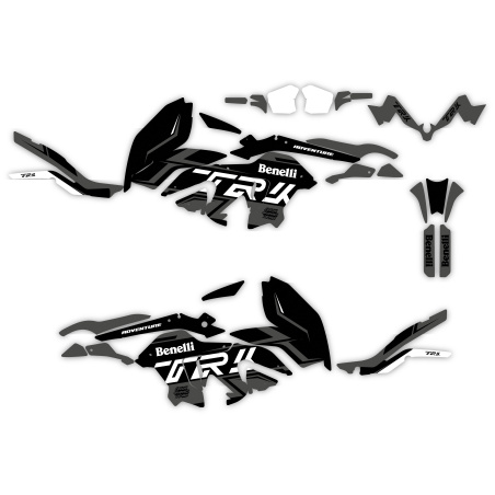 BENELLI TRK 502 X motorcycle graphics | Custom sticker kit