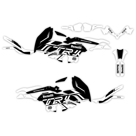 BENELLI TRK 502 X motorcycle graphics | Custom sticker kit